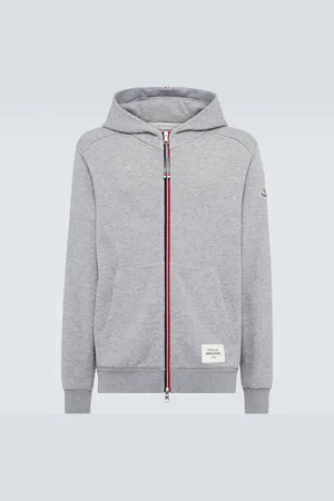Moncler Cotton-blend zip-up sweater