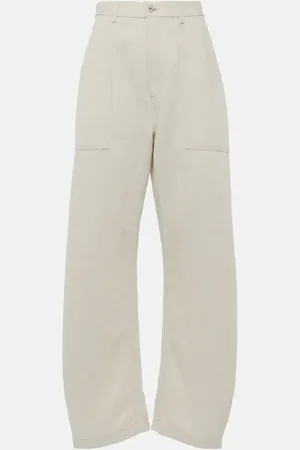 Loewe Balloon cotton and linen wide-leg pants