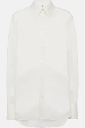 Totême Oversized cotton-blend shirt