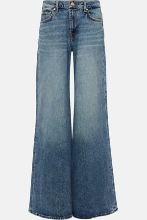 7 for all Mankind Willow mid-rise wide-leg jeans
