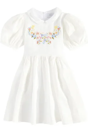 PAADE Embroidered linen dress