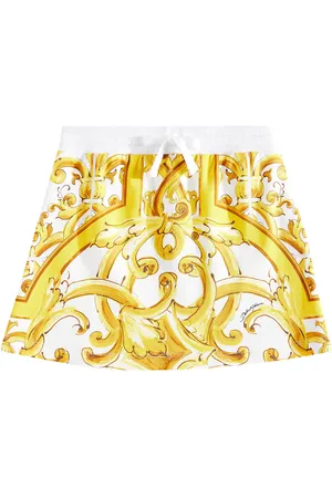 Dolce & Gabbana Majolica cotton jersey skirt