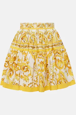 Dolce & Gabbana Majolica cotton miniskirt