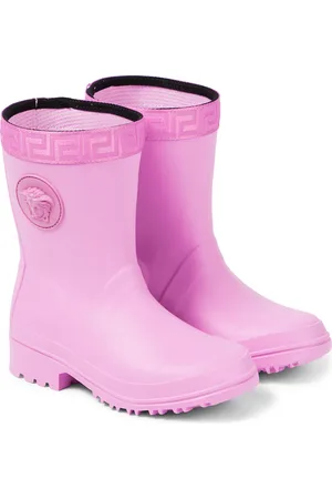 VERSACE Greca rain boots