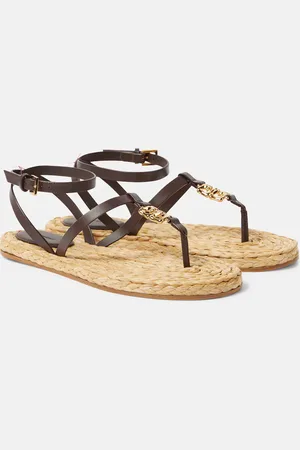 Givenchy 4G Liquid leather espadrille sandals