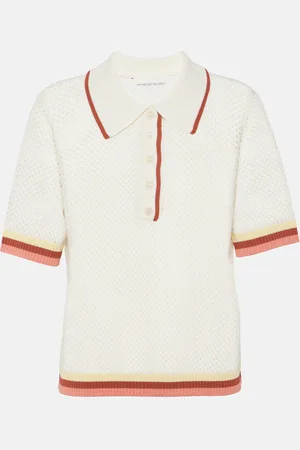 ZIMMERMANN Golden polo shirt
