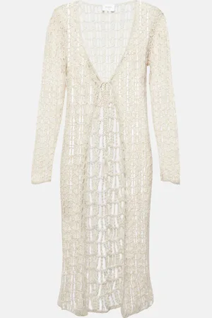 ANNA KOSTUROVA Crochet cotton cardigan