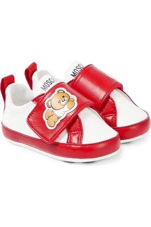 Moschino Baby Teddy Bear leather sneakers