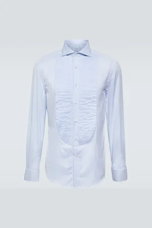 Brunello Cucinelli Bib-front cotton shirt