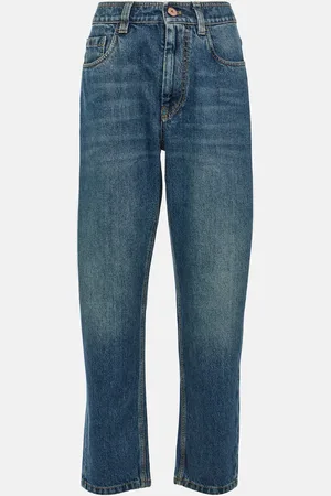 Brunello Cucinelli High-rise straight jeans