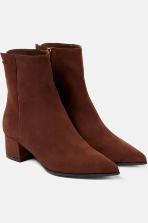 Gianvito Rossi Lyell 45 suede ankle boots