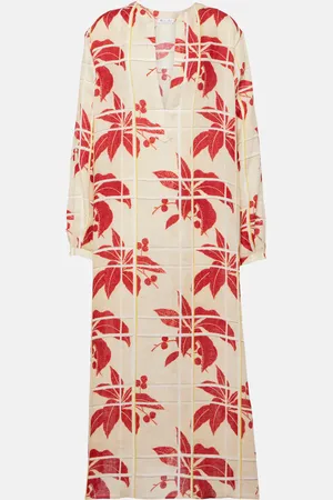 Loro Piana Floral linen maxi dress