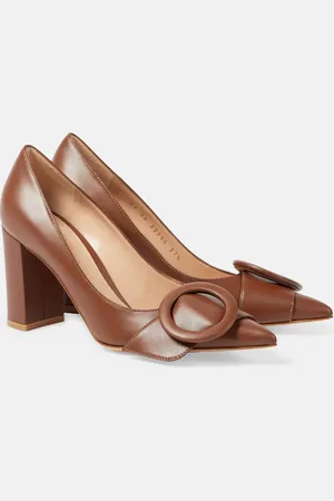 Gianvito Rossi 85 leather pumps