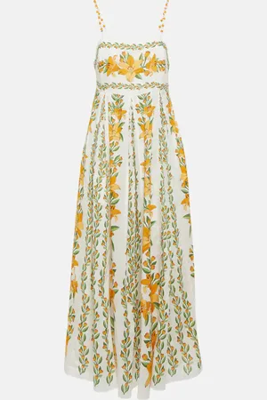 Farm Rio Tropical Lightness cotton maxi dress