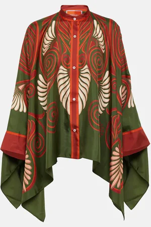 La DoubleJ Foulard printed silk twill shirt