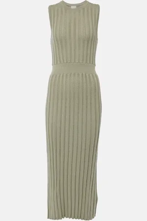 Varley Florian cotton midi dress