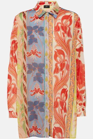 Etro Printed cotton shirt