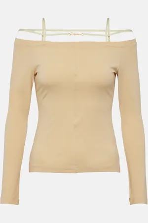 Jacquemus Le T-Shirt Sierra cotton-blend top