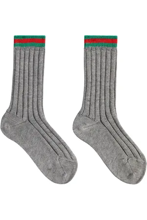 Gucci Ribbed-knit cotton socks