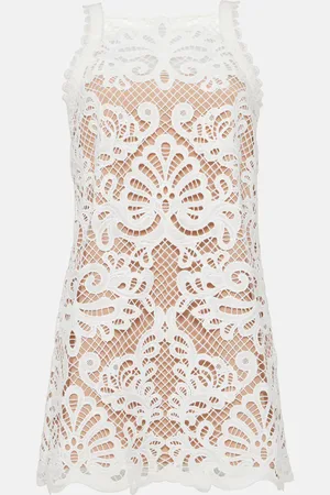 Self-Portrait Guipure lace minidress