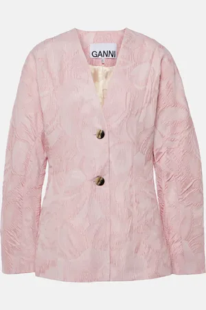 Ganni Jacquard blazer