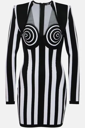 Balmain Striped minidress