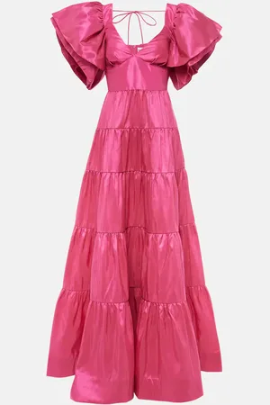 Rebecca Vallance Niarah puff-sleeve gown