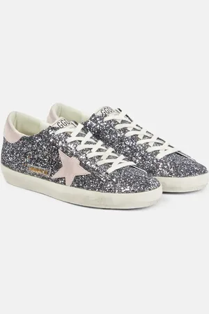 Golden Goose Super-Star glitter sneakers