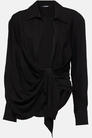 Jacquemus La Chemise Bahia tie-detail top