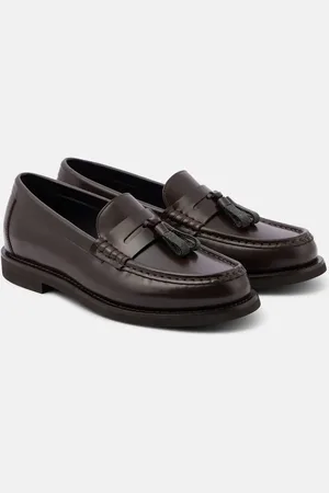 Brunello Cucinelli Monili leather loafers