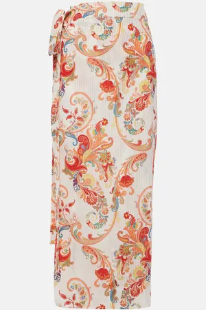 Etro Printed cotton and silk beach cover-up