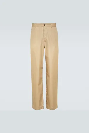 Dolce & Gabbana Cotton and silk chinos
