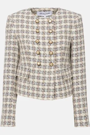 VERONICA BEARD Bentley checked tweed jacket