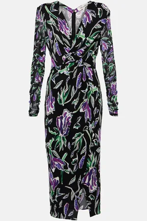 Diane von Furstenberg Vivianne floral jersey midi dress