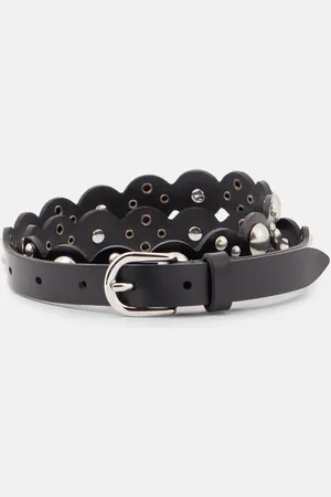 Isabel Marant Sgiavi embellished leather belt