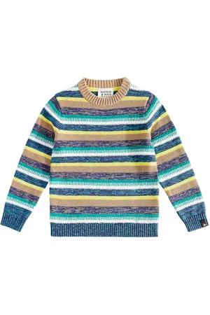 Scotch&Soda Striped cotton-blend sweater