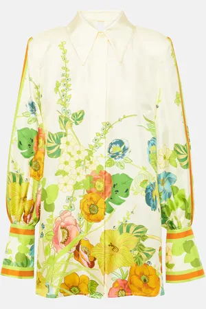 ALÉMAIS AlÃ©mais Floral silk shirt