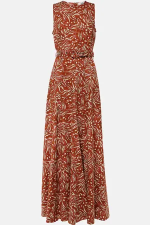 Diane von Furstenberg Elliot jacquard maxi dress