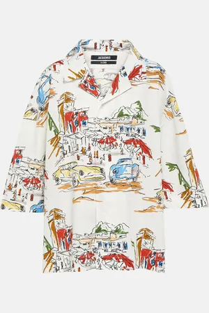 Jacquemus Casaco printed cotton bowling shirt