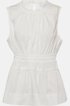 Proenza Schouler Label Birdie cotton poplin top