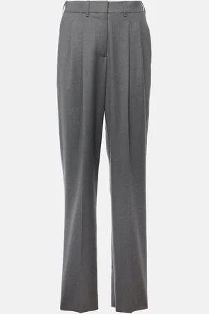 Stella McCartney Wool flannel straight pants