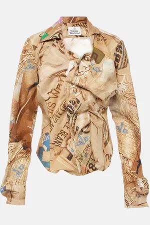 Vivienne Westwood Drunken ruffled cotton shirt