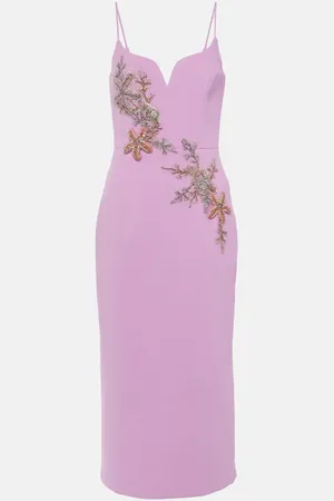 Rebecca Vallance Chantara crystal-embellished corset dress
