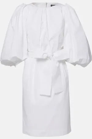 Dolce & Gabbana Capri belted cotton poplin midi dress