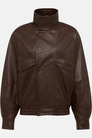 Saint Laurent Leather bomber jacket