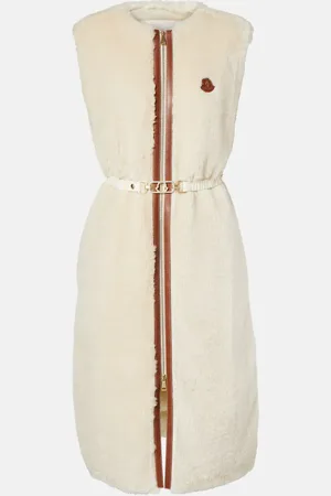 Moncler Sorbier faux shearling down vest