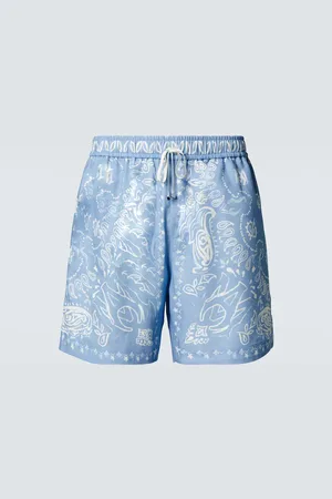 AMIRI Bandana cotton-blend shorts