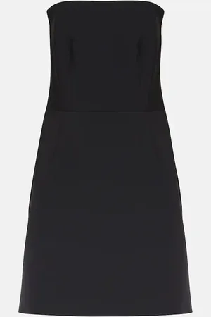 Carolina Herrera Strapless draped minidress
