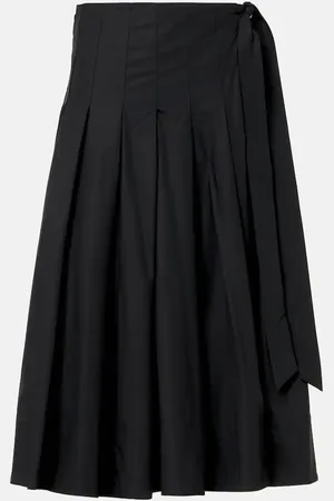 Proenza Schouler White Label Peters cotton poplin midi skirt