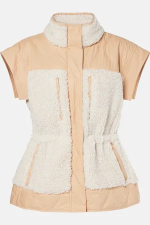 ULLA JOHNSON Shiloh quilted faux shearling vest